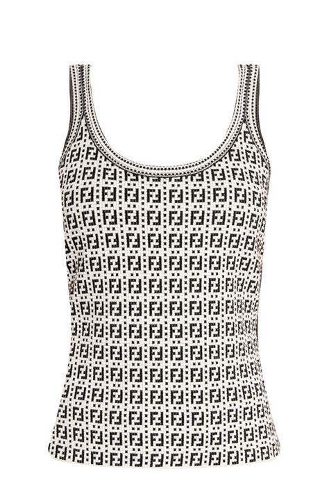 fendi sleeveless top